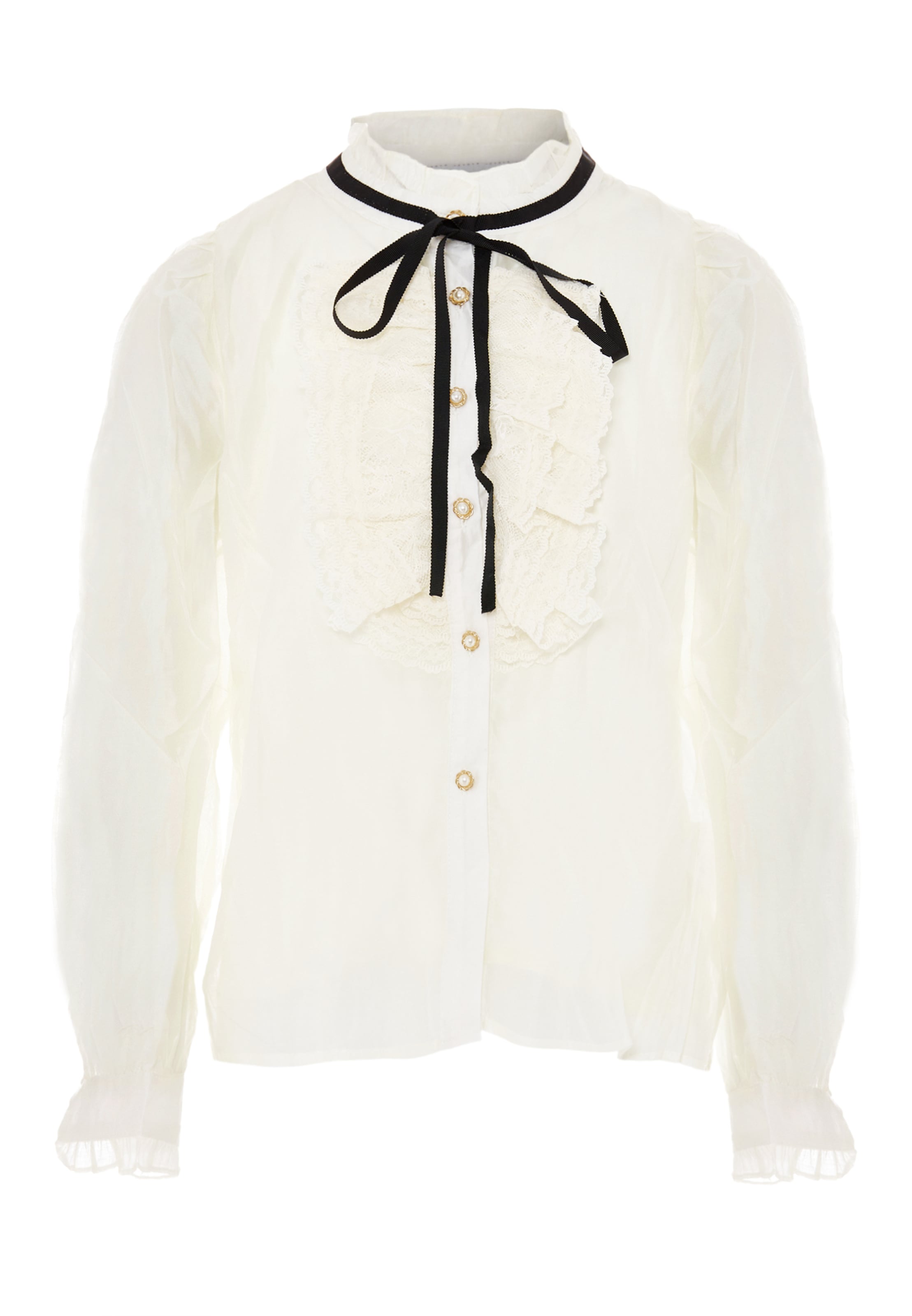 nascita - Blusa en blanco: frente