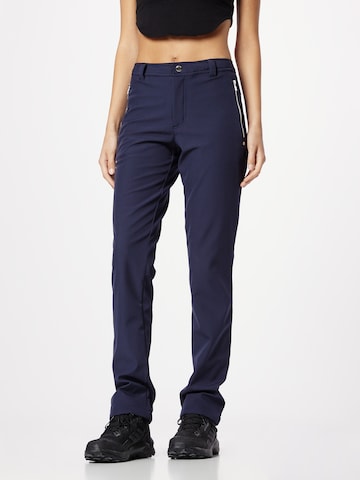 Regular Pantalon outdoor 'EROTTAJA' LUHTA en bleu : devant