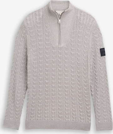 TOM TAILOR Sveter - Sivá: predná strana