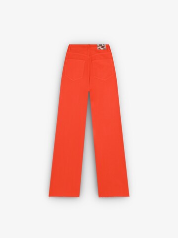 Scalpers Wide leg Byxa i röd