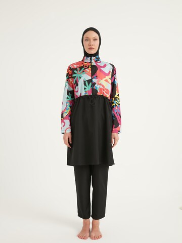 Riva Mera by Marina High neck Badpak in Zwart: voorkant