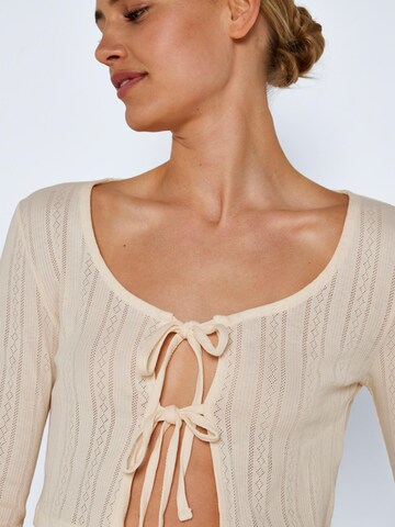 Cardigan 'Judy' Noisy may en beige