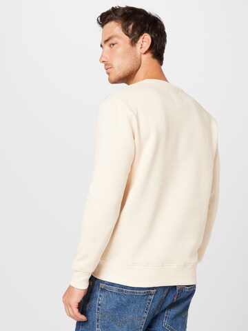 ALPHA INDUSTRIES Sweatshirt i beige