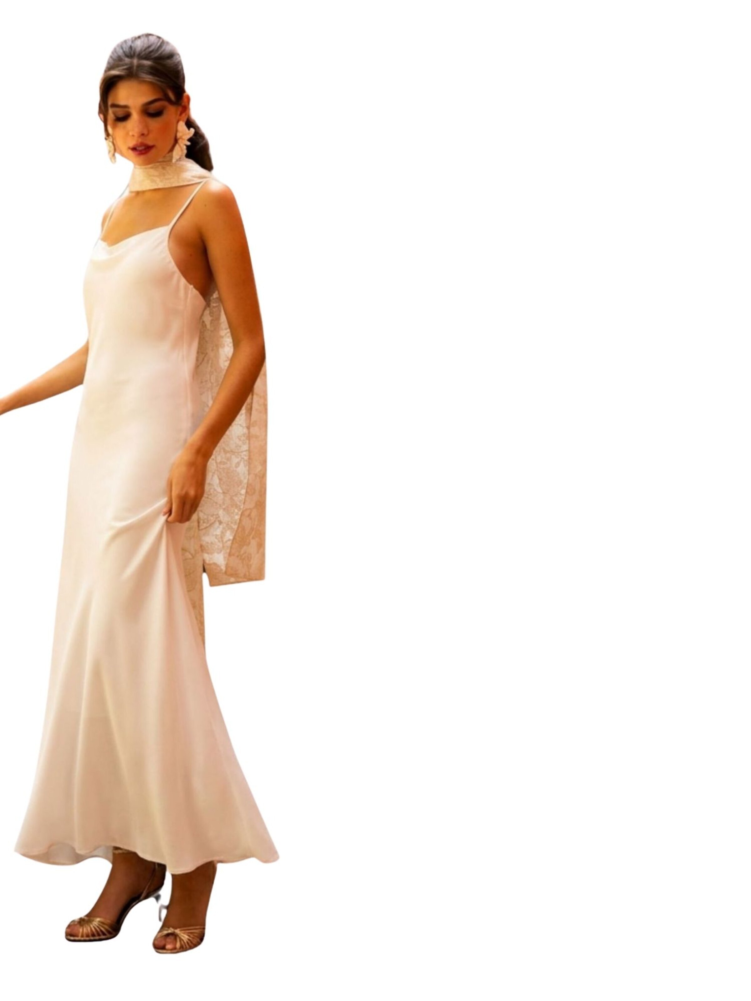 Abito da cocktail 'Wattala Dress' di Nisia PartyWear in bianco