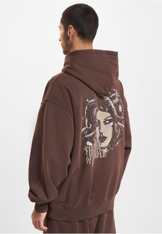 DEF Sweatshirt 'Medusa' in Brown: front