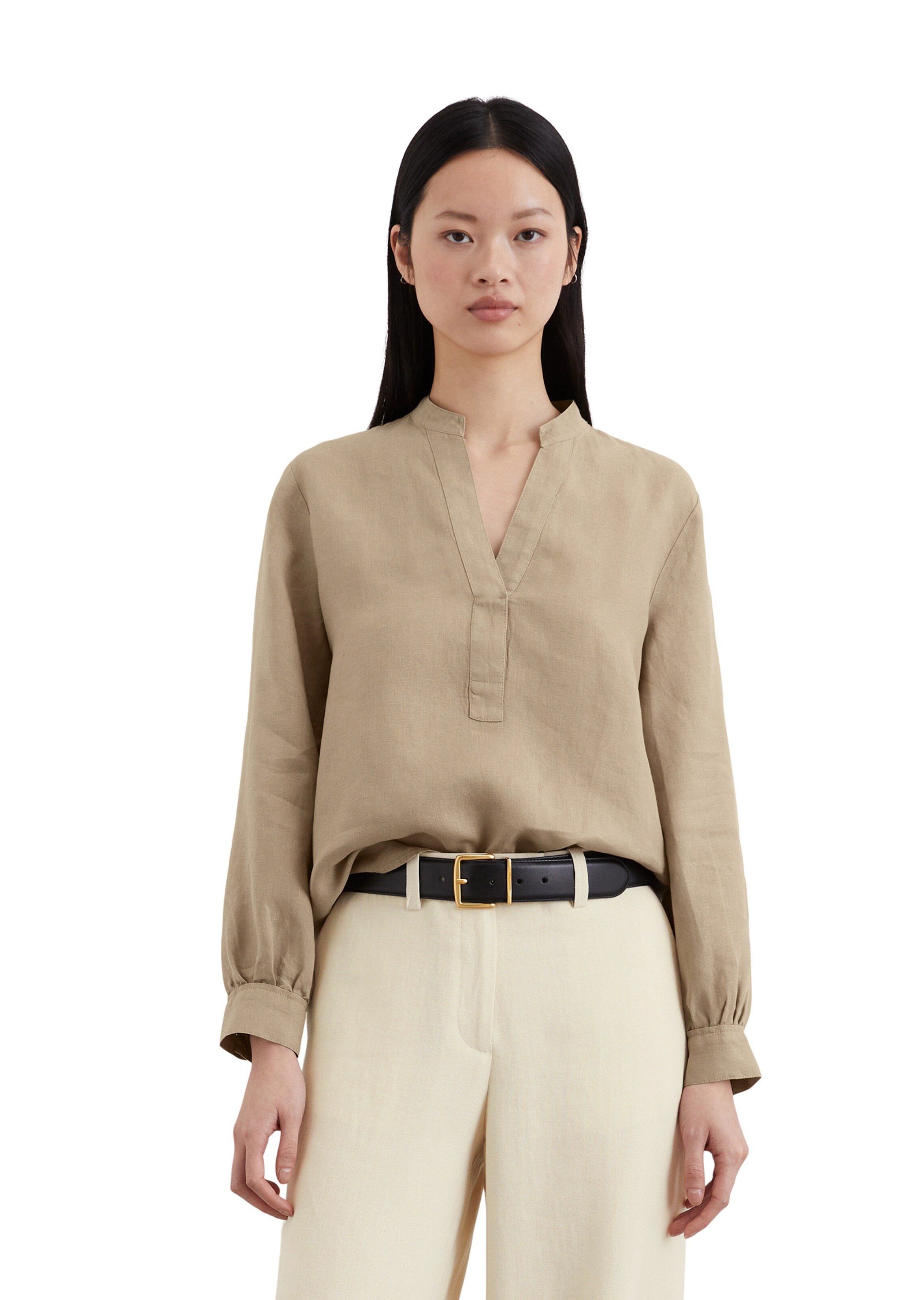 Marc O'Polo Blouse in Grey: front