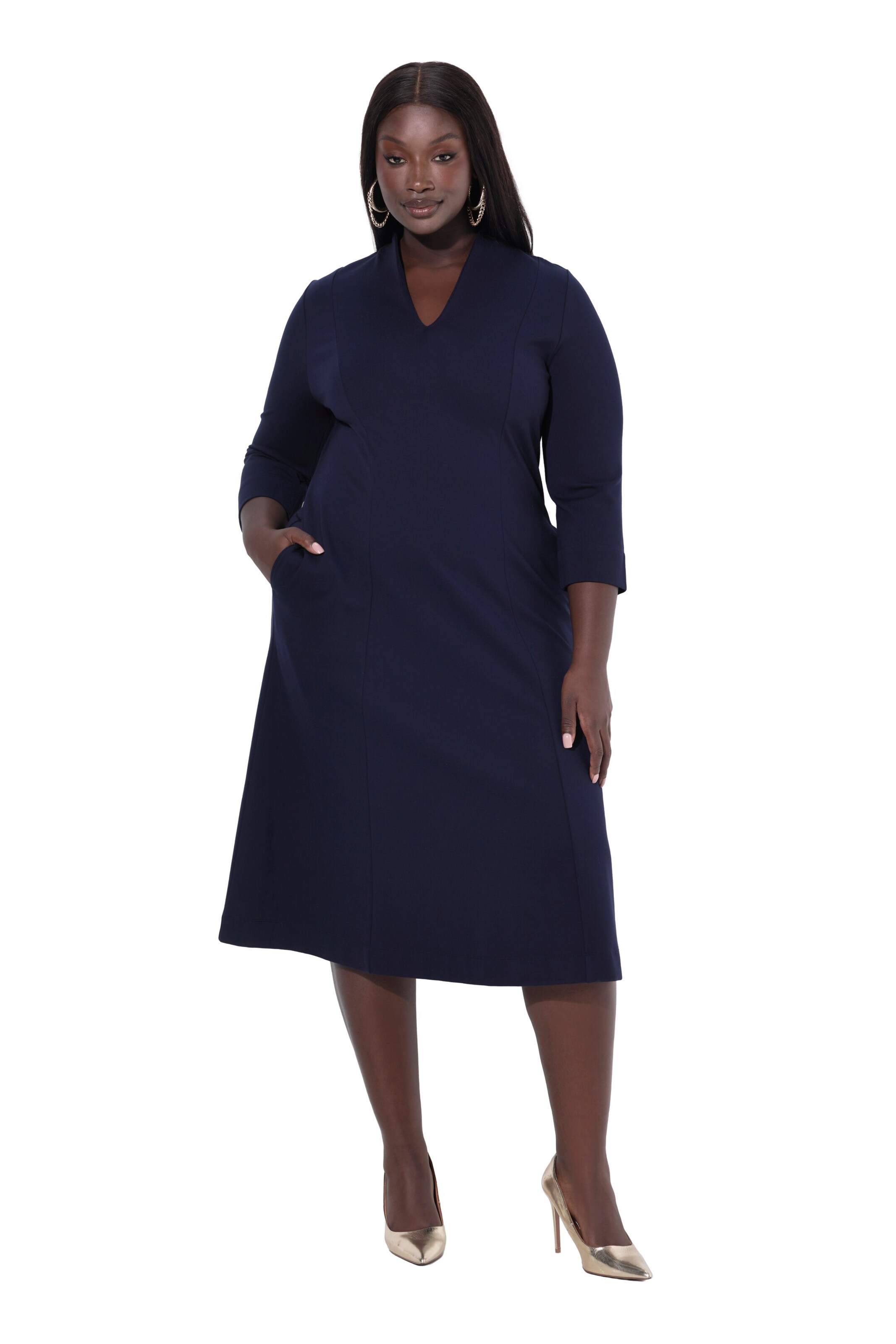 Ulla Popken Dress in Blue