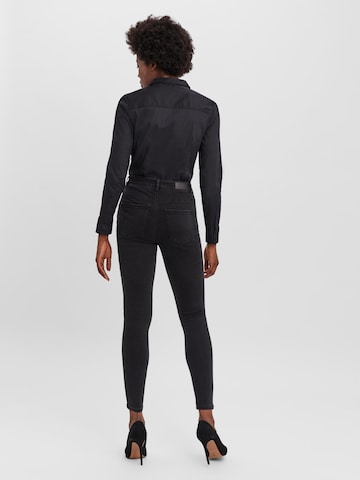 VERO MODA Blusenbody in Schwarz