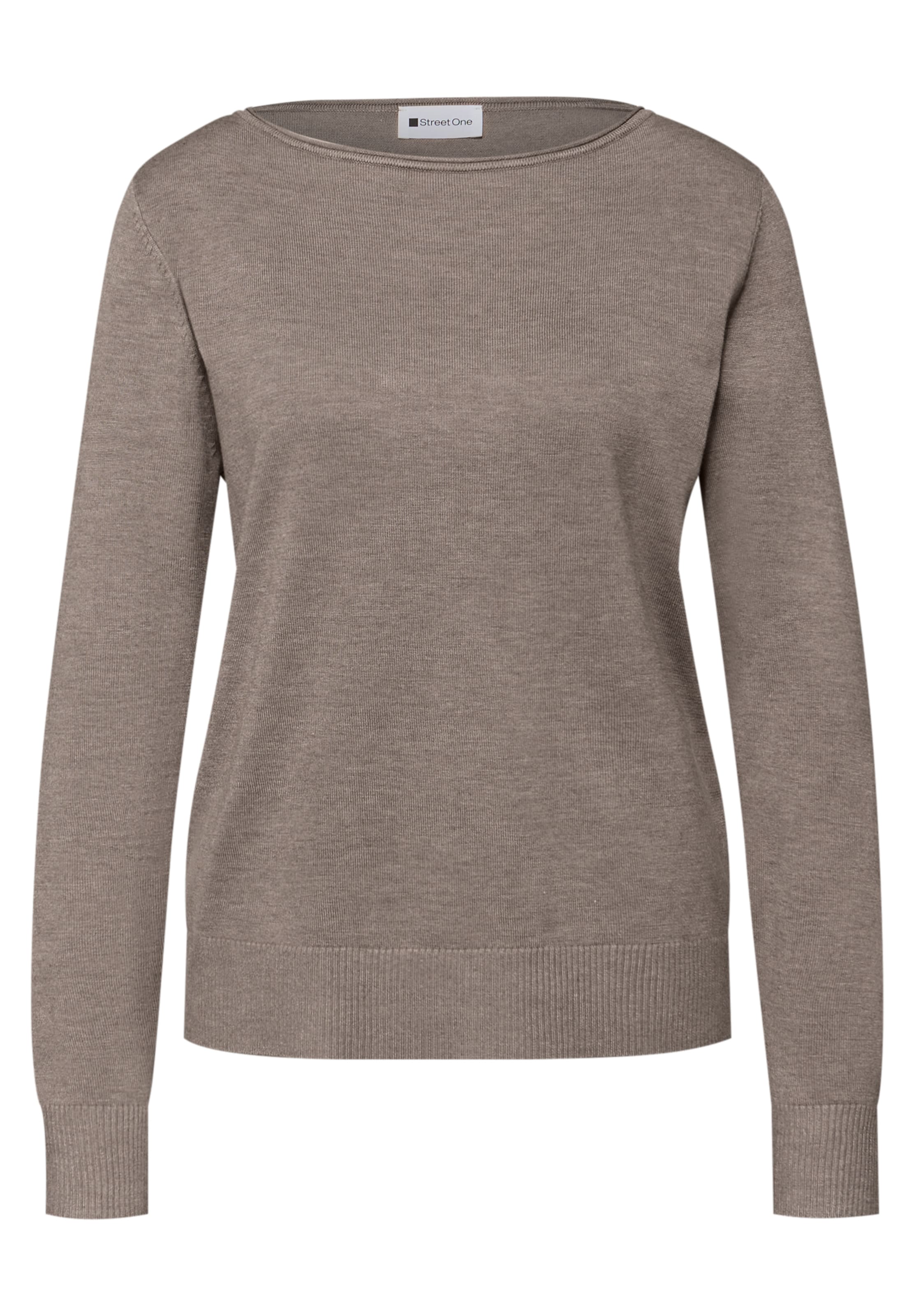 STREET ONE Sweater in Brown: front