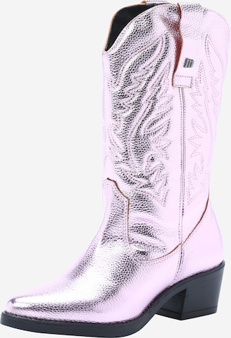 Bottes de cowboy 'TEO' MTNG en rose : devant