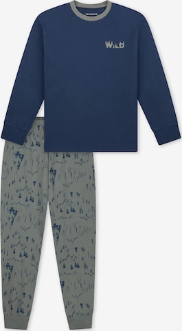 Pyjama ' Nightwear ' SCHIESSER en bleu : devant