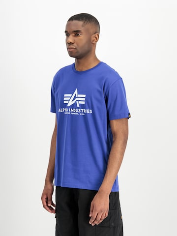 ALPHA INDUSTRIES T-Shirt in Blau