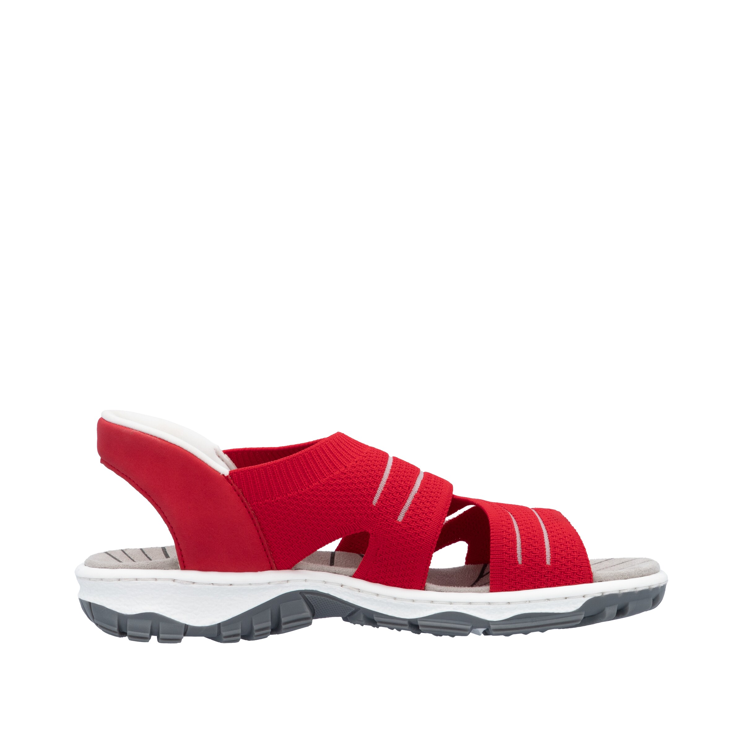 Rieker Hiking Sandals in Red