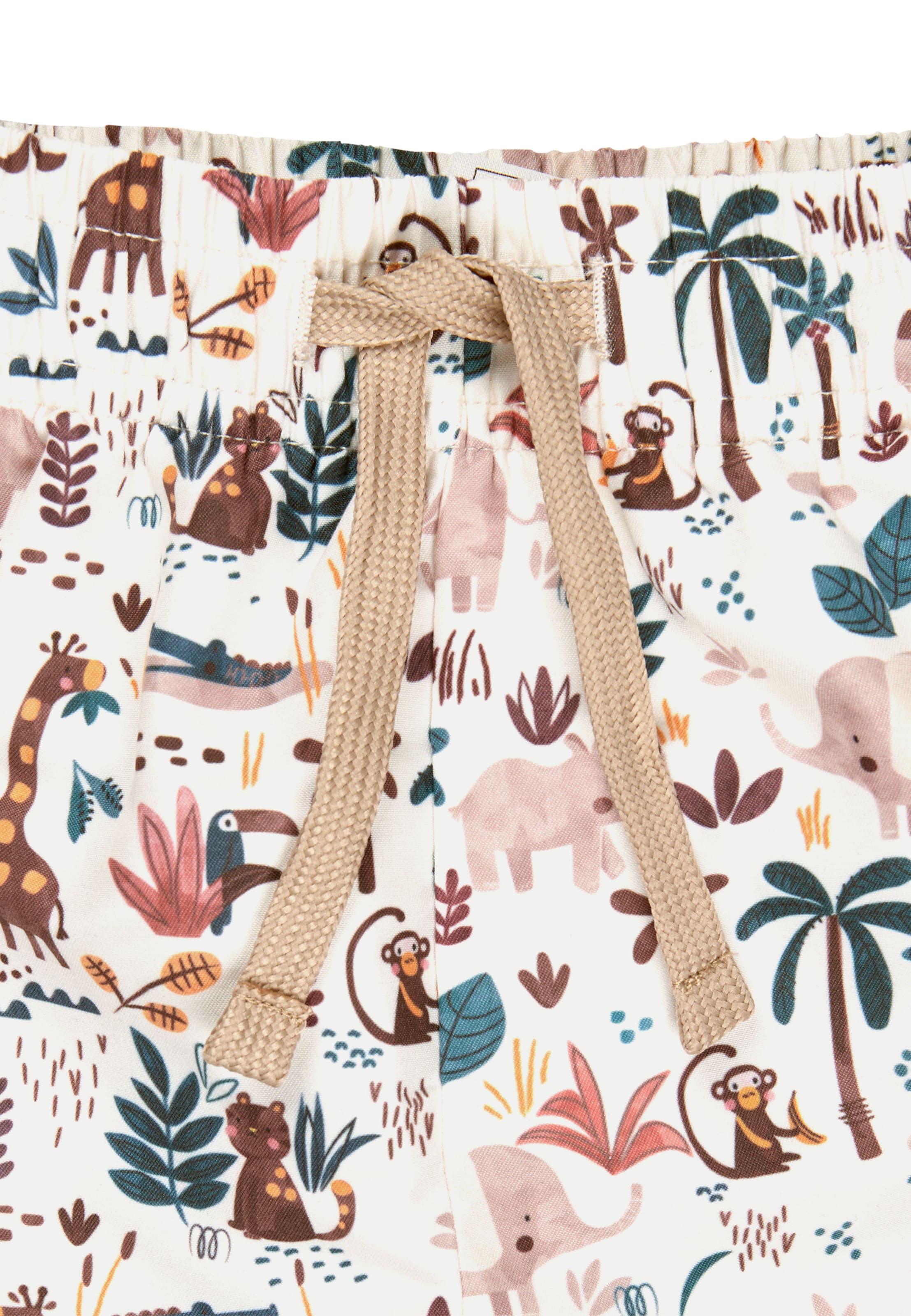 STERNTALER Board Shorts 'Safari' in White