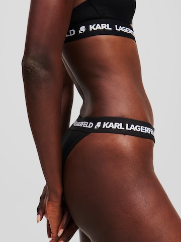 Tanga de la Karl Lagerfeld pe negru