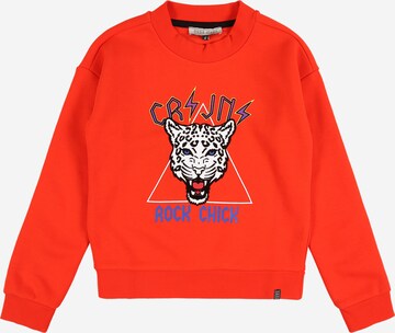 Sweat-shirt 'Roya' Cars Jeans en orange : devant