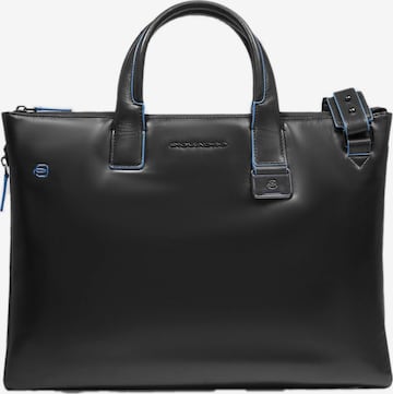 Sac d’ordinateur portable Piquadro en noir : devant