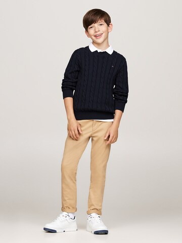 TOMMY HILFIGER Sweter 'ESSENTIAL' w kolorze niebieski