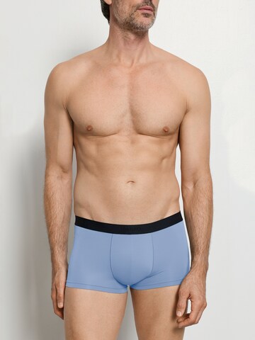 Hanro - Boxers ' Micro Touch ' em azul: frente