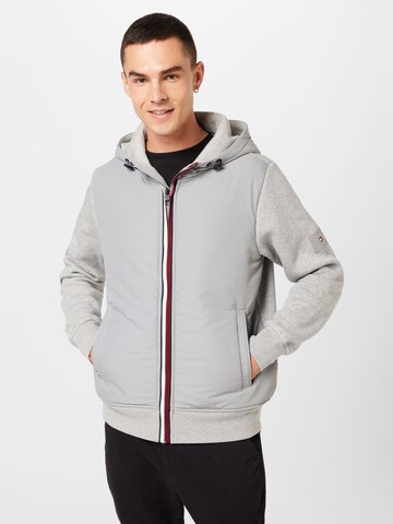 TOMMY HILFIGER Between-season jacket in Grey: front