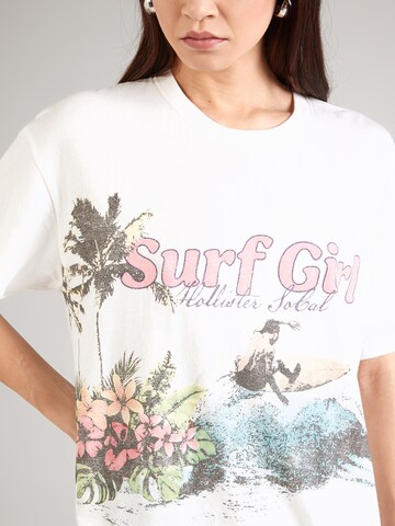 balta HOLLISTER Marškinėliai