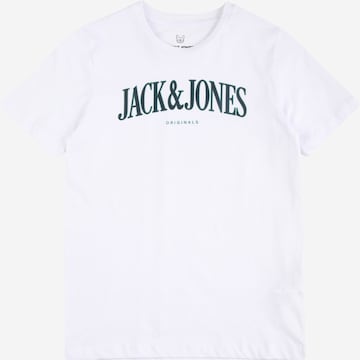 Jack & Jones Junior Tričko – bílá: přední strana