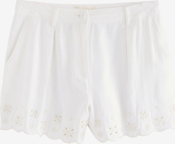 Next tavaline Püksid, värv valge: eest vaates