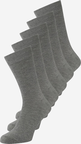 Chaussettes 'Jens' JACK & JONES en gris : devant
