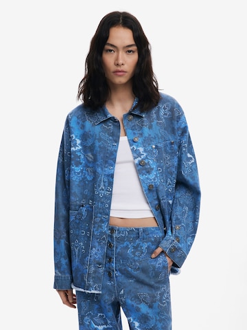 Veste mi-saison Desigual en bleu : devant