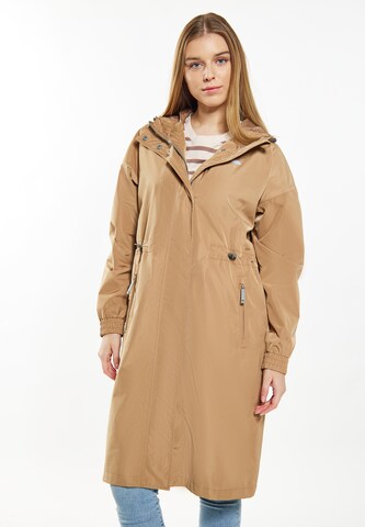 Schmuddelwedda Raincoat in Beige: front