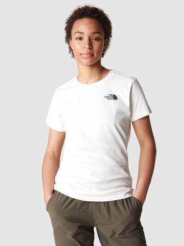 THE NORTH FACE - Camiseta 'REGRIND' en blanco