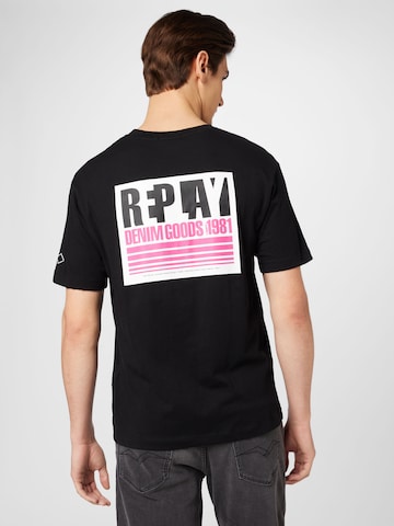 REPLAY Shirt in Black