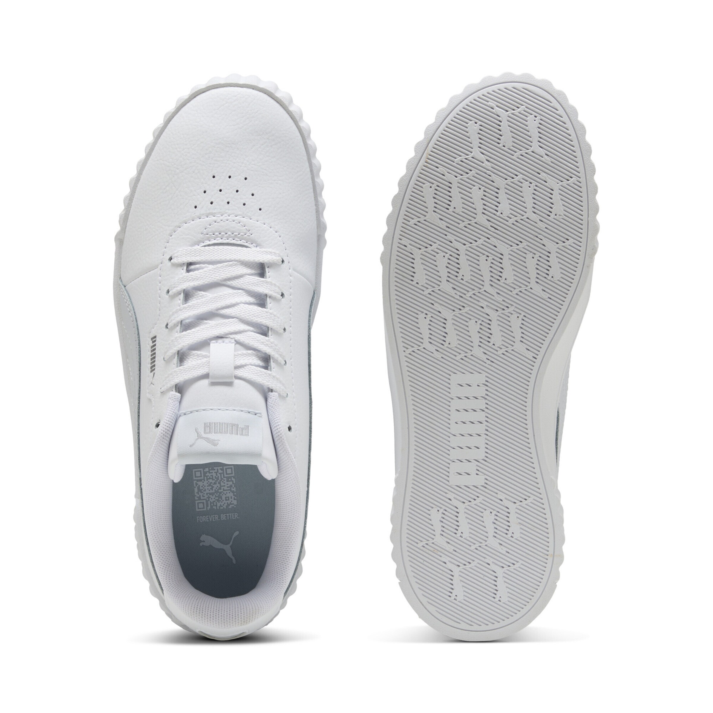 PUMA Platform trainers 'Carina 3.0' in White