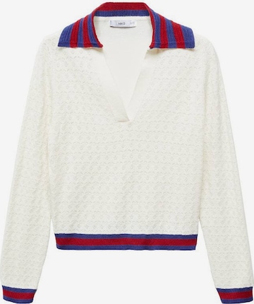 MANGO Sweater 'Genis' in White: front
