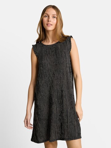 Robe TOM TAILOR DENIM en noir : devant