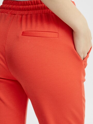 Effilé Pantalon 'KATE' ICHI en rouge