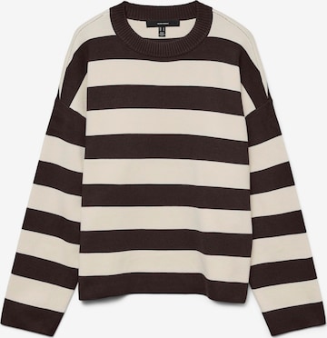 VERO MODA Свитер 'VMSILJE' в Коричневый: спереди