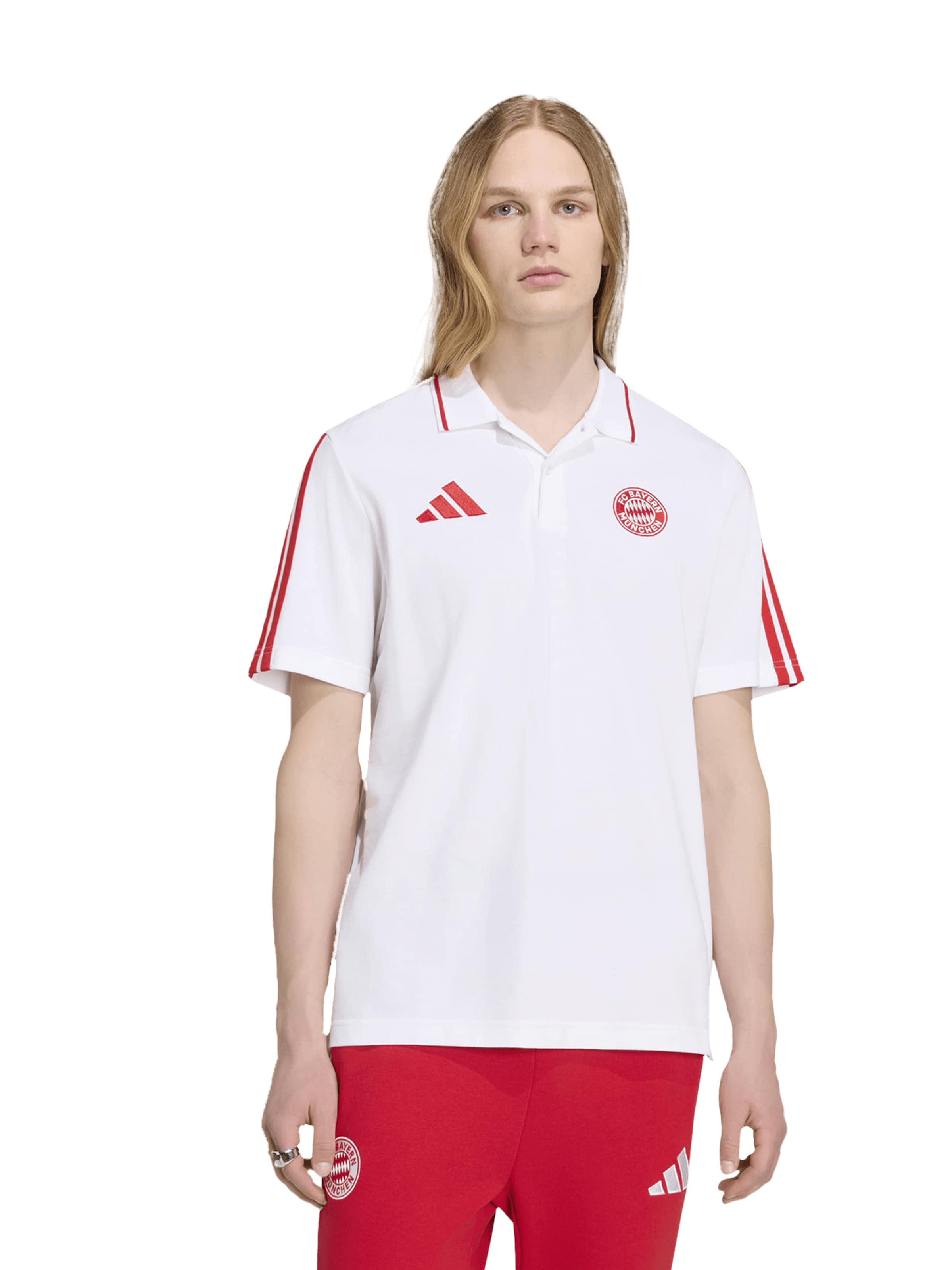 ADIDAS PERFORMANCE Shirt in White: front