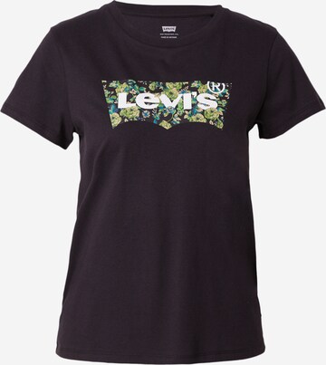 LEVI'S ® Shirt 'The Perfect Tee' in Zwart: voorkant