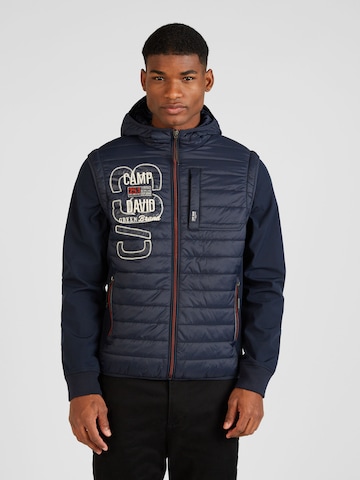 CAMP DAVID Tussenjas in Blauw: voorkant