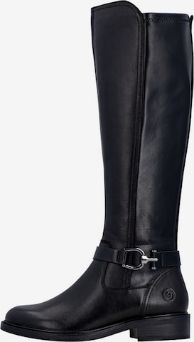 Bottes REMONTE en noir : devant
