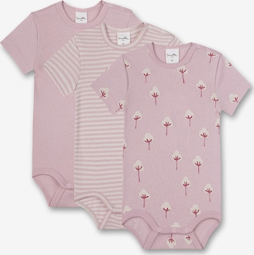 Sanetta Pure - Pijama entero/body en rosa: frente