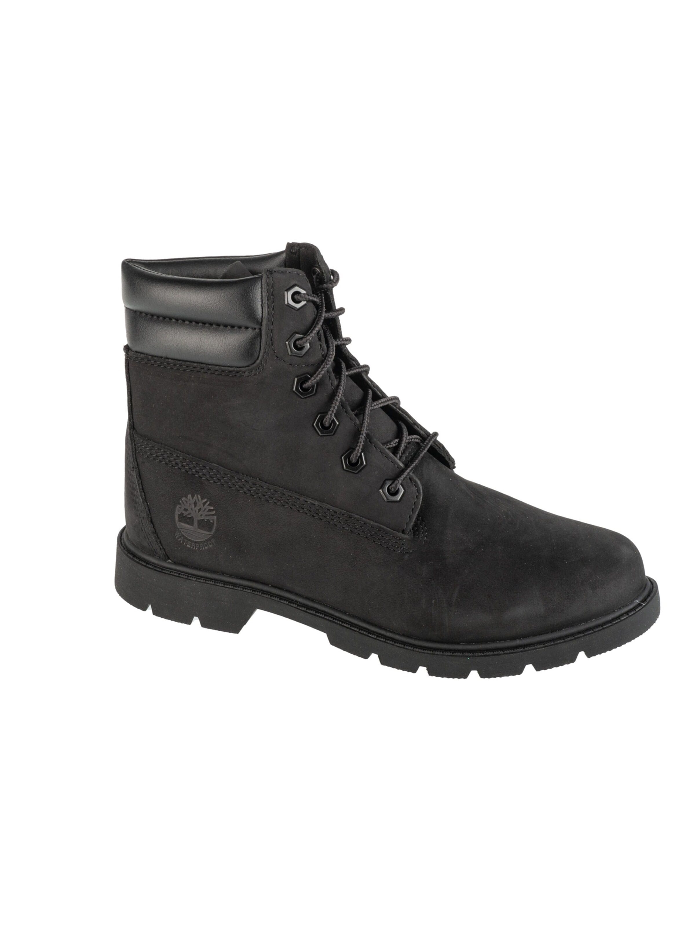 TIMBERLAND Lace-up bootie 'Linden Woods' in Black: front