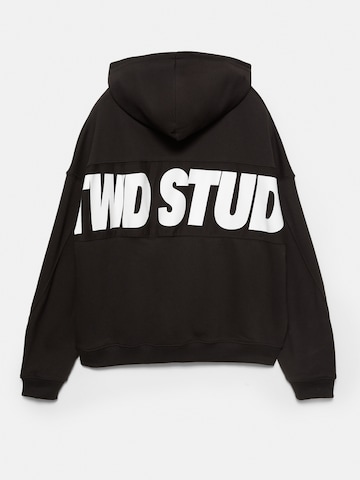Sweat-shirt 'STWD STUDIO' Pull&Bear en noir