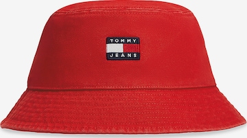 Chapeaux 'Heritage' Tommy Jeans en rouge : devant