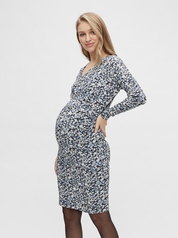 MAMALICIOUS Jurk 'Calla' in Blauw: voorkant