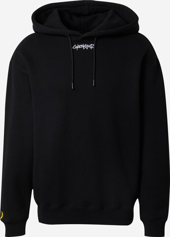 About You x Cyberkongz Hoodie 'Jake' in Schwarz: predná strana