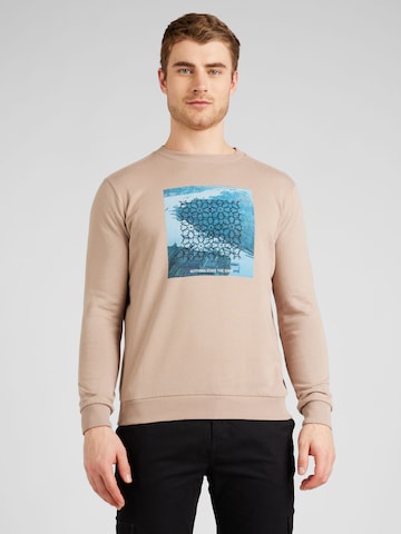 WESTMARK LONDONSweater majica 'London River' - bež boja: prednji dio
