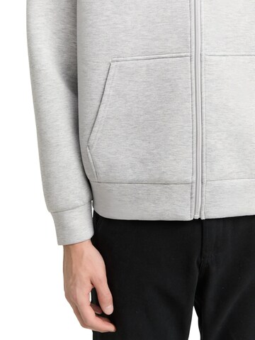TOM TAILOR DENIM Sweatvest in Grijs