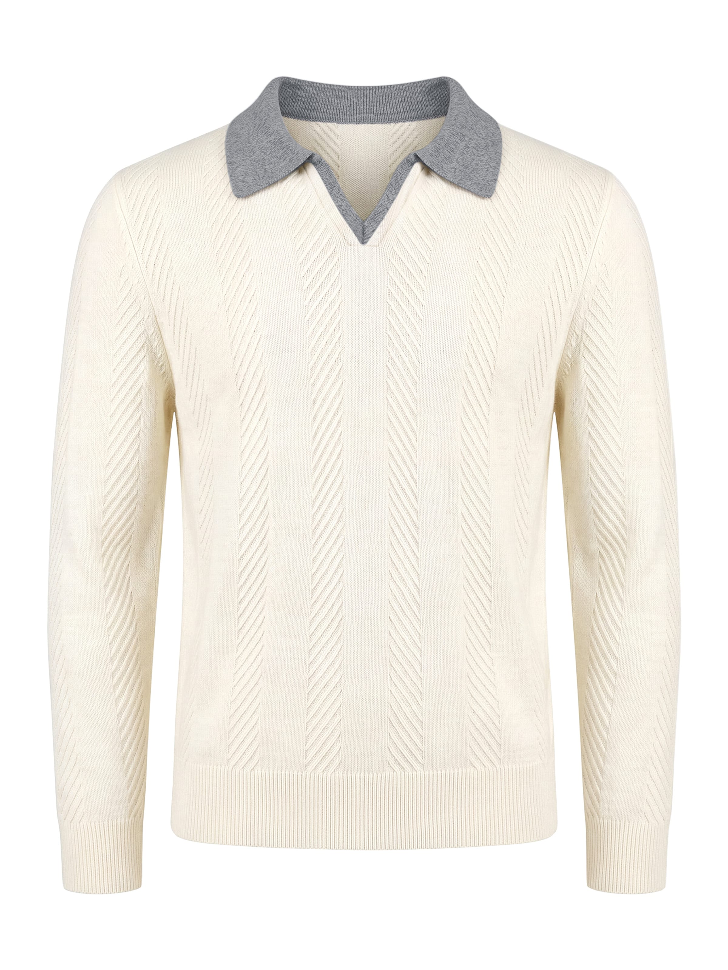Pull-over Vantory en beige : devant